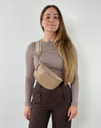 TONI Bauchtasche beige – Medium