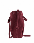 Wildleder Handtasche TESSA bordeaux