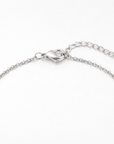 lepelou - leder - Armband mit Herzchen - Anhänger silber - LPSAHERSIL