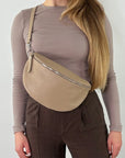 lepelou - leder - Bauchtasche - TONI Bauchtasche beige – Large - LPBTONBEIL