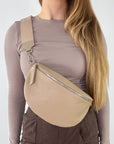lepelou - leder - Bauchtasche - TONI Bauchtasche beige – Large - LPBTONBEIL5