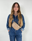 lepelou - leder - Bauchtasche - TONI Bauchtasche beige – Medium - LPBTONBEIM