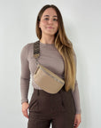 lepelou - leder - Bauchtasche - TONI Bauchtasche beige – Medium - LPBTONBEIM1