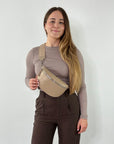 lepelou - leder - Bauchtasche - TONI Bauchtasche beige – Medium - LPBTONBEIM5