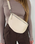 lepelou - leder - Bauchtasche - TONI Bauchtasche creme – Large - LPBTONCREL
