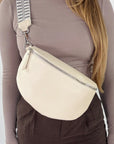 lepelou - leder - Bauchtasche - TONI Bauchtasche creme – Large - LPBTONCREL1