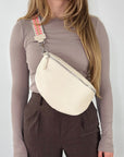 lepelou - leder - Bauchtasche - TONI Bauchtasche creme – Large - LPBTONCREL2