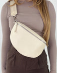 lepelou - leder - Bauchtasche - TONI Bauchtasche creme – Large - LPBTONCREL5