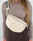 lepelou - leder - Bauchtasche - TONI Bauchtasche creme – Large - LPBTONCREL6