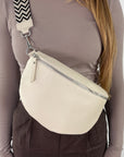 lepelou - leder - Bauchtasche - TONI Bauchtasche creme – Large - LPBTONCREL7
