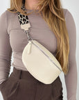 lepelou - leder - Bauchtasche - TONI Bauchtasche creme – Medium - LPBTONCREM3