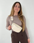 lepelou - leder - Bauchtasche - TONI Bauchtasche creme – Medium - LPBTONCREM3