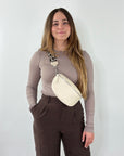 lepelou - leder - Bauchtasche - TONI Bauchtasche creme – Medium - LPBTONCREM3