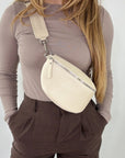 lepelou - leder - Bauchtasche - TONI Bauchtasche creme – Medium - LPBTONCREM5