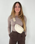 lepelou - leder - Bauchtasche - TONI Bauchtasche creme – Medium - LPBTONCREM5