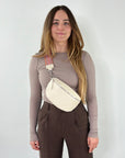lepelou - leder - Bauchtasche - TONI Bauchtasche creme – Medium - LPBTONCREM8