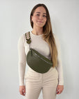 lepelou - leder - Bauchtasche - TONI Bauchtasche khaki – Large - LPBTONKHAL3