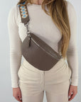 lepelou - leder - Bauchtasche - TONI Bauchtasche taupe – Medium - LPBTONTAUM1