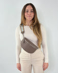 lepelou - leder - Bauchtasche - TONI Bauchtasche taupe – Medium - LPBTONTAUM1