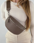 lepelou - leder - Bauchtasche - TONI Bauchtasche taupe – Medium - LPBTONTAUM3