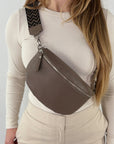 lepelou - leder - Bauchtasche - TONI Bauchtasche taupe – Medium - LPBTONTAUM4