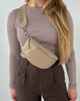 lepelou - leder - Bauchtasche - TONI beige - LPBTONBEIS3