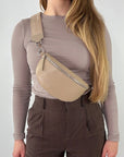 lepelou - leder - Bauchtasche - TONI beige - LPBTONBEIS5