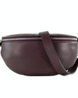 lepelou - leder - Bauchtasche - TONI dunkel bordeaux mit Wechselgurt | S - L - LPBTONDBOM1