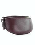 lepelou - leder - Bauchtasche - TONI dunkel bordeaux mit Wechselgurt | S - L - LPBTONDBOM1