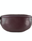 lepelou - leder - Bauchtasche - TONI dunkel bordeaux mit Wechselgurt | S - L - LPBTONDBOS1