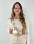 lepelou - leder - Bauchtasche - TONI gold BASIC -