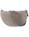 lepelou - leder - Bauchtasche - Wildleder Bauchtasche VALENTINA XL taupe - LPBVALTAUXL3