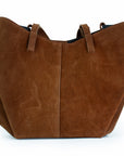 lepelou - leder - Bauchtasche - Wildleder Handtasche TESSA cognac - LPHTESCOG