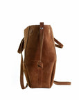 lepelou - leder - Bauchtasche - Wildleder Handtasche TESSA cognac - LPHTESCOG