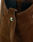 lepelou - leder - Bauchtasche - Wildleder Handtasche TESSA cognac - LPHTESCOG