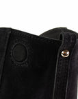 lepelou - leder - Bauchtasche - Wildleder Handtasche TESSA schwarz - LPHTESSCH