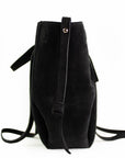 lepelou - leder - Bauchtasche - Wildleder Handtasche TESSA schwarz - LPHTESSCH