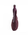 lepelou - leder - Bauchtasche - Wildleder Moon Bag MONA bordeaux - LPHMONBORWL