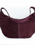 lepelou - leder - Bauchtasche - Wildleder Moon Bag MONA bordeaux - LPHMONBORWL