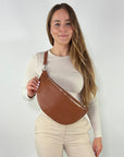 lepelou - leder - Bauchtasche - XL Bauchtasche LARA cognac - LPBLARCOGE