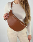 lepelou - leder - Bauchtasche - XL Bauchtasche LARA cognac - LPBLARCOGE