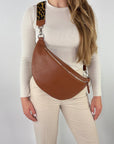 lepelou - leder - Bauchtasche - XL Bauchtasche LARA cognac - LPBLARCOGE2
