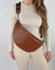 lepelou - leder - Bauchtasche - XL Bauchtasche LARA cognac - LPBLARCOGE5