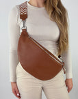 lepelou - leder - Bauchtasche - XL Bauchtasche LARA cognac - LPBLARCOGE7