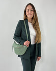 lepelou - leder - Bauchtasche - XL Bauchtasche LARA mint - LPBLARMINE