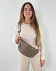lepelou - leder - Bauchtasche - XL Bauchtasche LARA taupe - LPBLARTAUE5