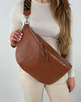 lepelou - leder - Bauchtasche - XXL Bauchtasche CLARA cognac - LPBCLACOGE2