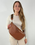 lepelou - leder - Bauchtasche - XXL Bauchtasche CLARA cognac - LPBCLACOGE2
