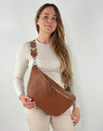 lepelou - leder - Bauchtasche - XXL Bauchtasche CLARA cognac - LPBCLACOGE4