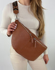lepelou - leder - Bauchtasche - XXL Bauchtasche CLARA cognac - LPBCLACOGE5
